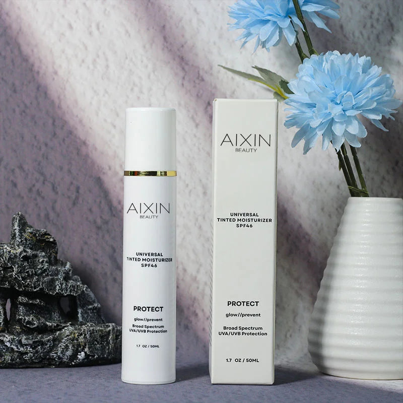 Protetor solar clareador com colágeno