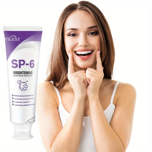 Creme dental probiotico para cuidados dentais e clareamento