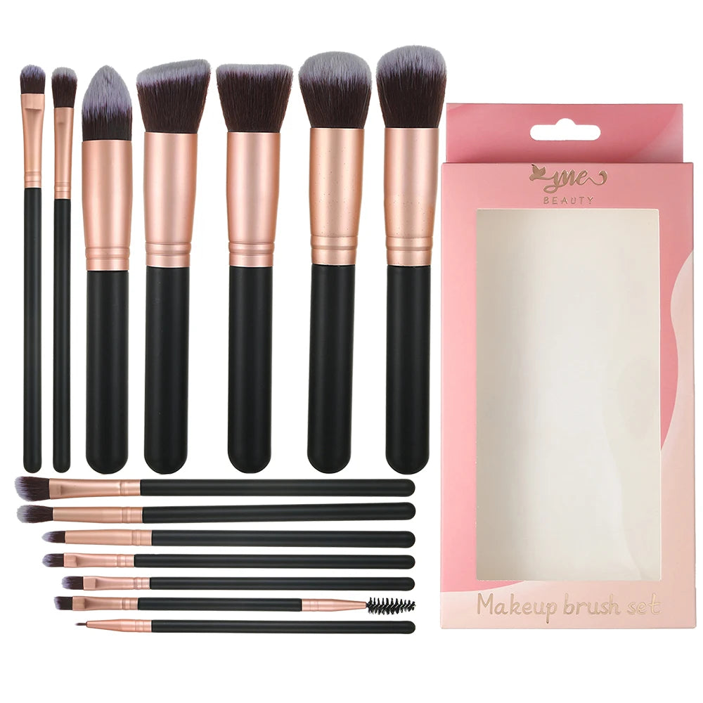 Conjunto de pinceis de maquiagem 11 pecas