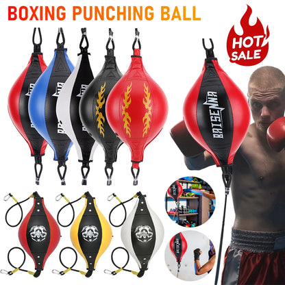Boxing Punching Ball Training Reaction Speed Balls PU Leather Double End Punching Bag SpeedBall Gym Fitness Sports Equipment