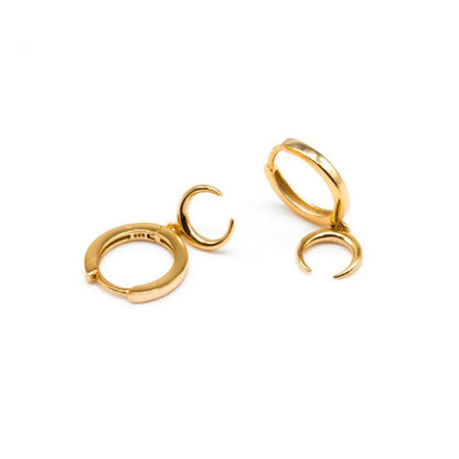 925 Silver Needle Cross/Star/Inverted Triangle Hollow Pendant Hoop Earrings For Women Simple Design Earrings Fashion Jewelry