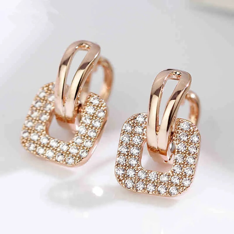 New 925 Sterling Silver AAA Zircon Stud Earrings For Women Fashion Exquisite Student Girlfriend Jewelry Accessories Heart Gift