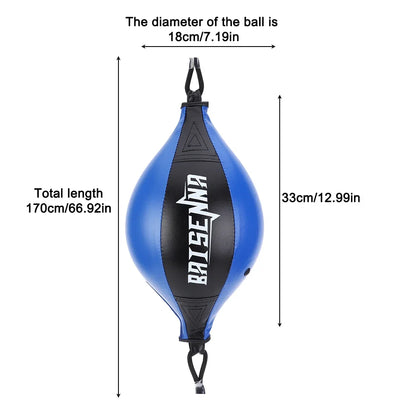 Boxing Punching Ball Training Reaction Speed Balls PU Leather Double End Punching Bag SpeedBall Gym Fitness Sports Equipment