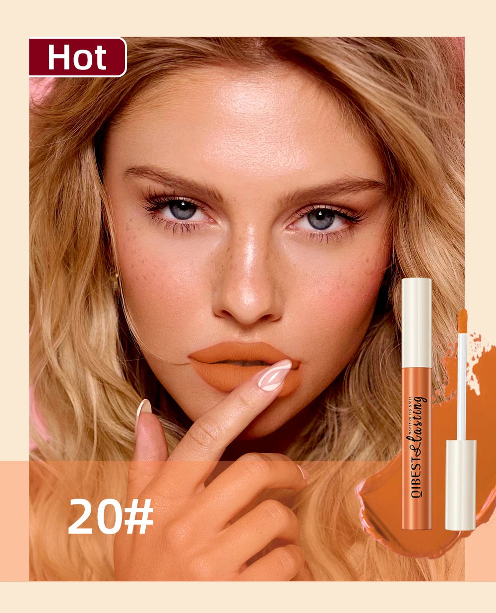 Batom liquido mate de longa duração a prova d'água